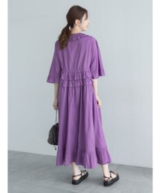 Te chichi コットンローンラッフルフリルドレス