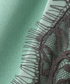 自由区 【洗える】サテンレース スカート