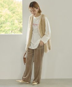 AMERICAN HOLIC ベイカーベロアパンツ