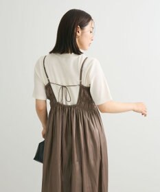 Green Parks レザー風キャミワンピース