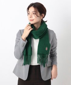 MOONBAT 【WEB限定】MACKINTOSH PHILOSOPHY バッキンガムベア ワッペン付 無地 マフラー