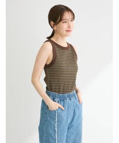 Green Parks ・ＳＵＧＡＲ　ＳＰＯＯＮ　ボーダーアメスリタンクトップ