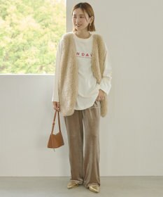 AMERICAN HOLIC ベイカーベロアパンツ