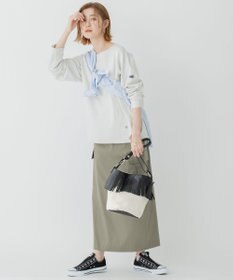 23区 【STORY7月号掲載】MARCO MASI レザーキャンバスコンビ ショルダーバッグ