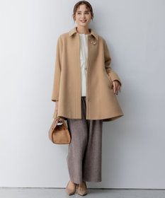 組曲 S ネコアシツィード ワイドパンツ