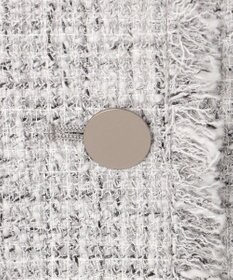 ICB ライトブッチャーツイード ノーカラージャケット