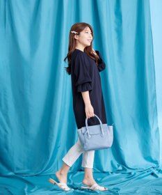 Tiaclasse L 【洗える】アシメタックネックチュニック