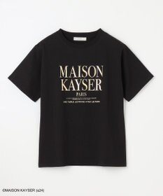 ANY 【MAISON KAYSERコラボ】箔プリントロゴ半袖Tシャツ