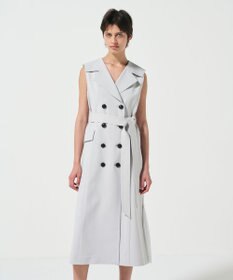 GRACE CONTINENTAL バックプリーツトレンチワンピース