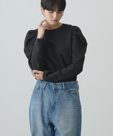 AMERICAN HOLIC ミニ裏毛ショルダータックプルオーバー