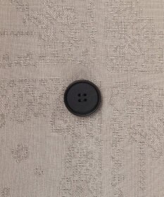 ICB 【日本製・洗える】ペイズリーレノクロス ノーカラージャケット