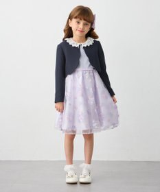 ANY KIDS 裾スカラップノーカラージャケット