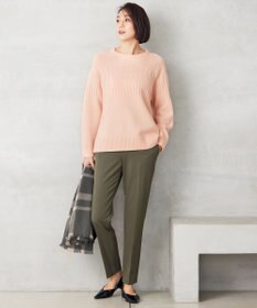 自由区 【撥水加工・洗える】TRギャバ裏起毛テーパード パンツ