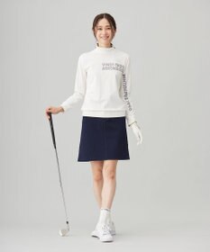 23区GOLF 【WOMEN】【吸水速乾/UVカット】スポーティ モックネックシャツ