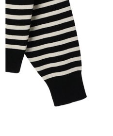 AMERICAN HOLIC エコカルットボーダークルーネックカーディガン