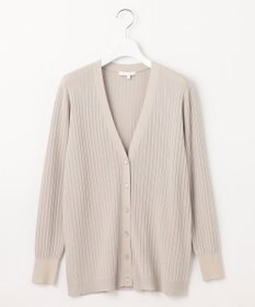 自由区 【アンサンブル対応・洗える】ハイツイストコットンアセテート カーディガン