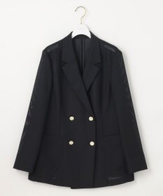 ANY SIS 【吸水速乾・洗える】シアーメッシュ ジャケット