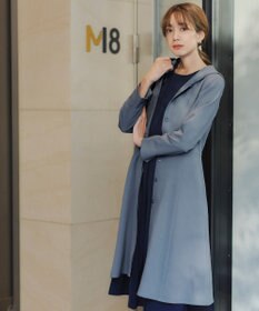 Tiaclasse L 【新色追加・洗える】フーデッドフレアコート