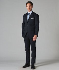 GOTAIRIKU リクルート/フレッシャー/成人式にもおすすめ【しわになりにくい/ストレッチ】ストレッチギャバジン スーツ_ブラック