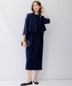 23区 【APPLAUDIR】クリスタルフラワーコンビ ドレス