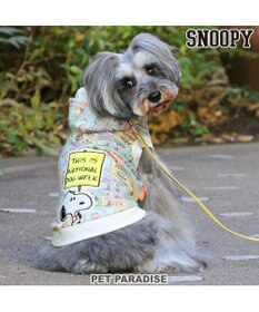 PET PARADISE 犬の服 犬 服 秋冬 スヌーピー パーカー 【小型犬】 カラーコミック