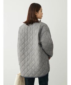 Green Parks キルティングノーカラーブルゾン