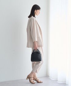 YECCA VECCA 【UVカット】サラサライージーテーパードパンツ