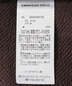 AMERICAN HOLIC アソートロゴルーズドルマンプルオーバー