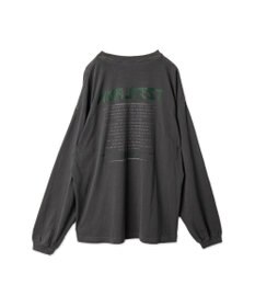 WEGO 【ユニセックス着用ITEM】ピグメントグラフィックT（LS）