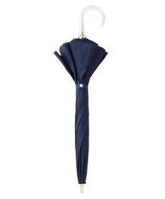 MOONBAT 【雑誌掲載 美人百花6月号】ランバン オン ブルー 晴雨兼用日傘 長傘 フレアフリル＆チャーム 遮光 遮熱 UV