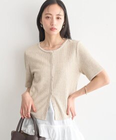 earth music&ecology チェーンリブラメカットソー