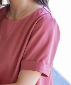 Tiaclasse 【洗える】ギャザーヘムフレアワンピース