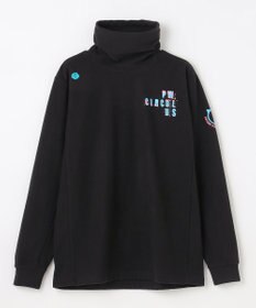 PW CIRCULUS 【起毛素材であたたか】【MEN】スピンドル付 両面起毛タートルネック ゴルフ