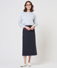J.PRESS LADIES S TCリネン ドライツイル ナロー スカート