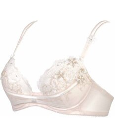 WACOAL ブラジャー 【リボンブラ 胸もとフィットながもち】 動いてもパカパカしにくい レディース BXD409 /ワコール