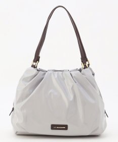 LA BAGAGERIE ソフトエナメル2WAYハンドバッグ Mサイズ