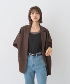 earth music&ecology 配色レイヤードタンクトップ