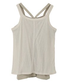 earth music&ecology 配色レイヤードタンクトップ