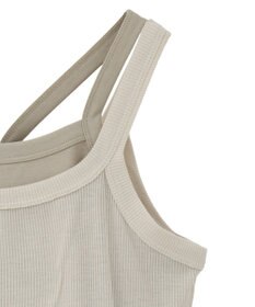 earth music&ecology 配色レイヤードタンクトップ