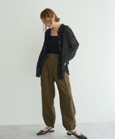 YECCA VECCA ベルテッドカーゴパンツ