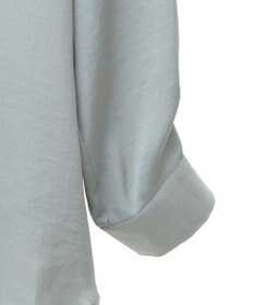 Green Parks ・ＳＵＧＡＲ　ＳＰＯＯＮ　サテンオーバーシャツチュニック