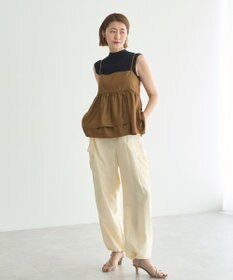 YECCA VECCA ベルテッドカーゴパンツ