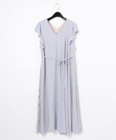 GRACE CONTINENTAL バックレースドレス