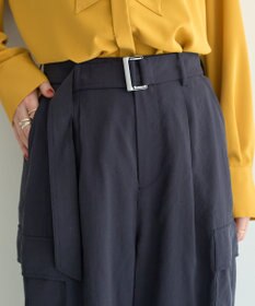 YECCA VECCA ベルテッドカーゴパンツ