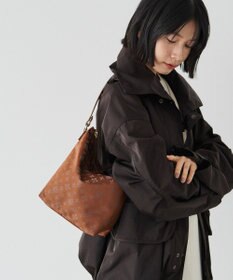 russet ナイロンジャガード2WAYミニショルダーバッグ(CE-1627)