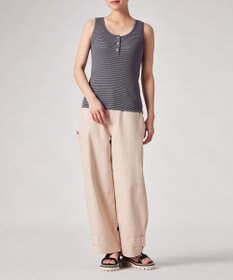 Paul Smith マルチカラーボタン ボーダー タンクトップ