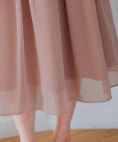 Tiaclasse 【洗える】シフォンワンピース