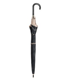 MOONBAT 【雨傘】ランバン オン ブルー (LANVIN en Bleu) リボン ハート ナイロンサテン 長傘