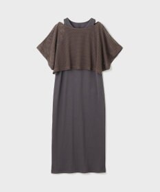 GRACE CONTINENTAL メッシュレイヤードワンピース