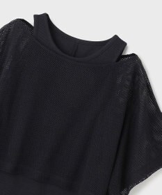 GRACE CONTINENTAL メッシュレイヤードワンピース